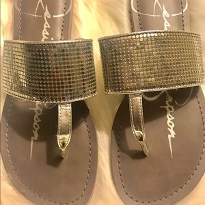 Jessica Simpson Silver sandals